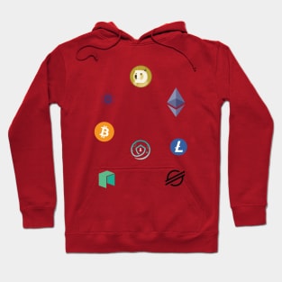 Cryptocurrency Logos Hoodie